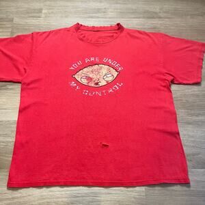 Vintage Y2K Family Guy Stewie Griffin Mind Control Red T-Shirt Mens XL
